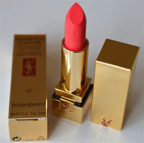 ysl rouge pur couture no 66|YSL lipstick 52 rosy coral.